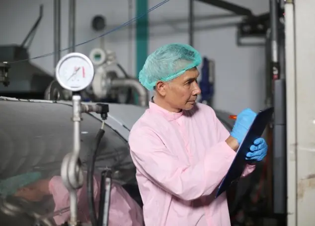 Inspeção de autoclave