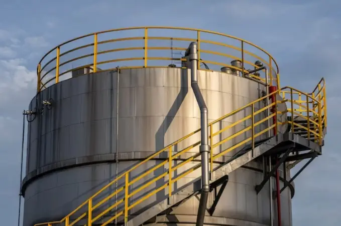 Inspeção em tanques de armazenamento