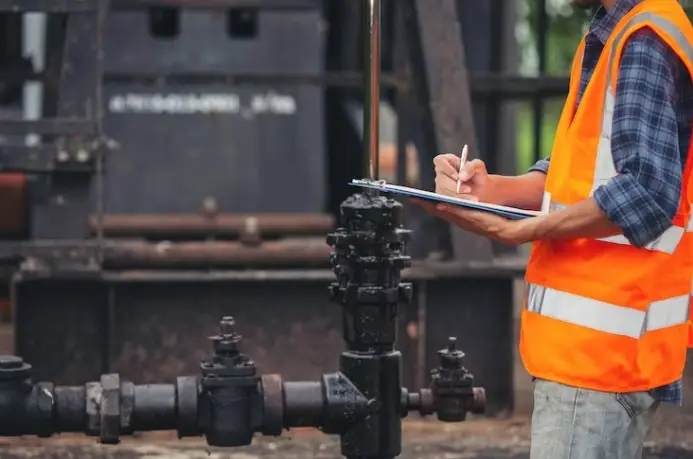 Inspeção de tubulação industrial